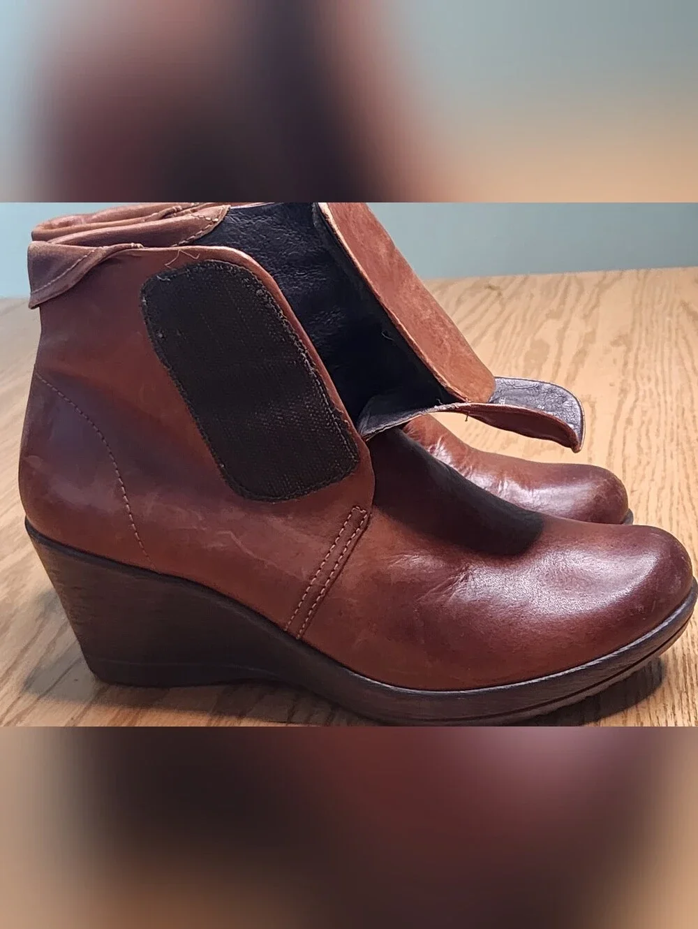 Dansko Romy Brown Leather Ankle Boots Women Size 38 - Picture 4 of 12